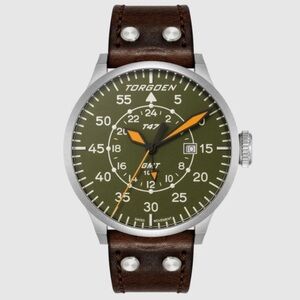 Torgoen TN-1209 T47 Jumbo Green Sapphire GMT